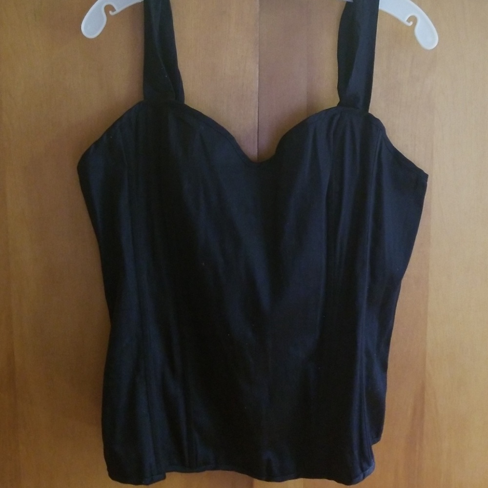 Black corset top